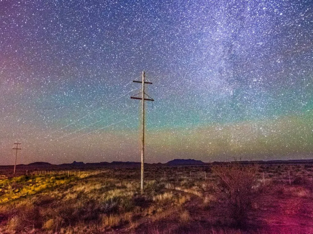 millions of stars in the Texas sky