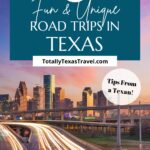 road trips in Texas pin