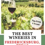Fredericksburg Wineries Pinterest image