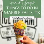 Things to do in Marble Falls Texas Pinterest Pin