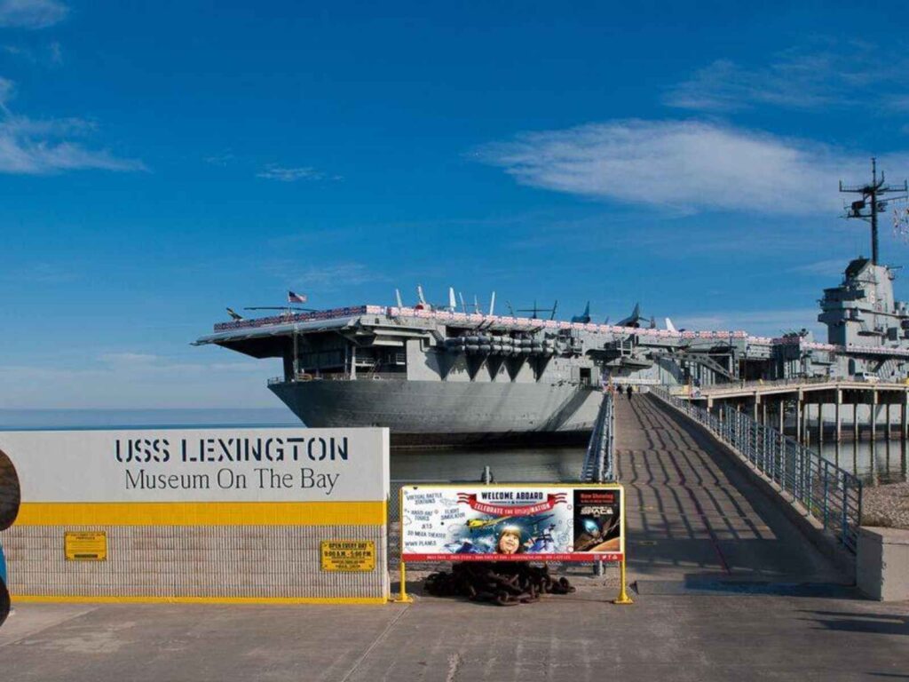 USS Lexington sign