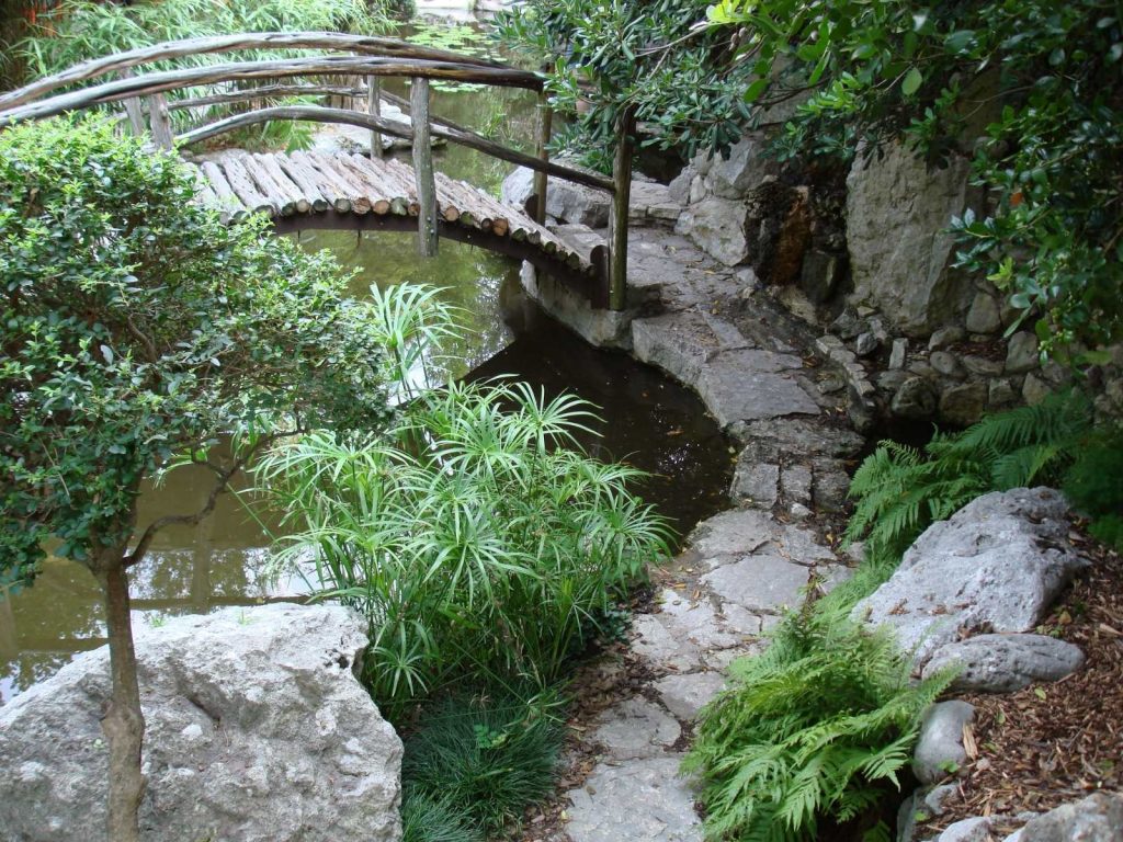 bridge in Zilker Park in Austin