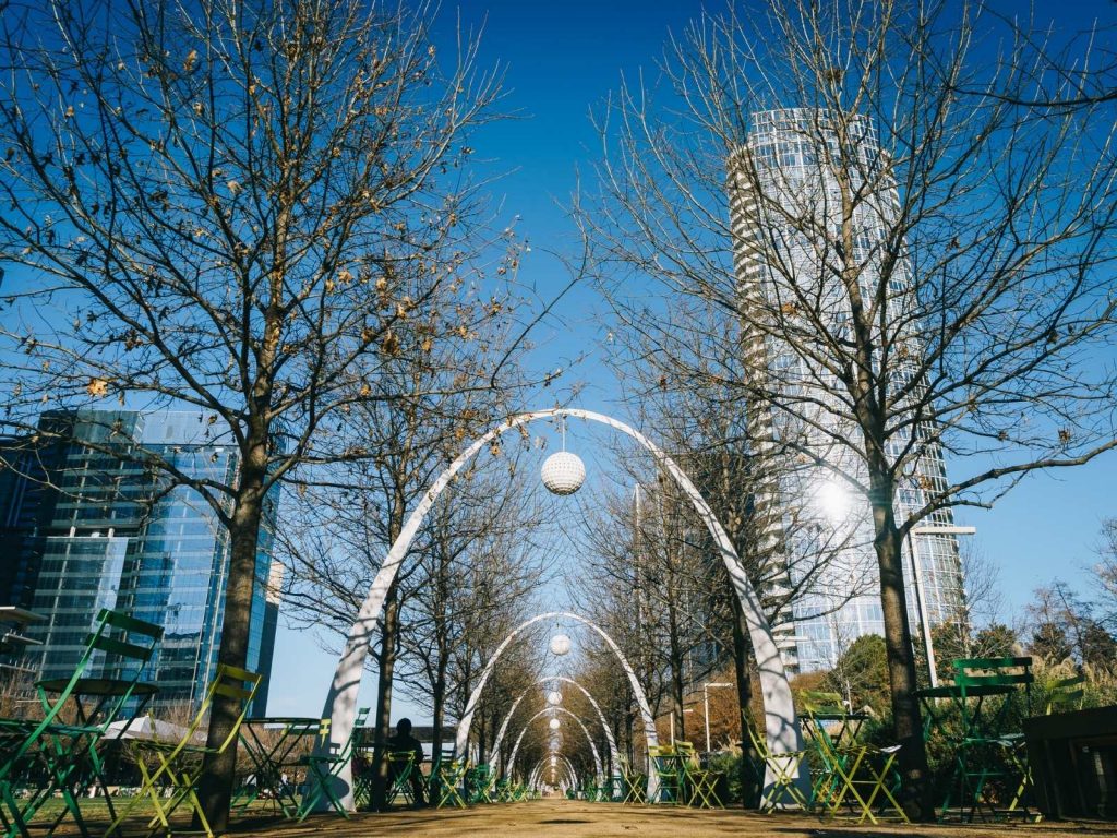 arches at Klyde Warren Park