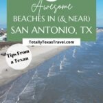 beaches in San Antonio Pinterest Image