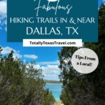 hiking in Dallas Pinterest Pin