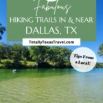 hiking in Dallas Pinterest Pin