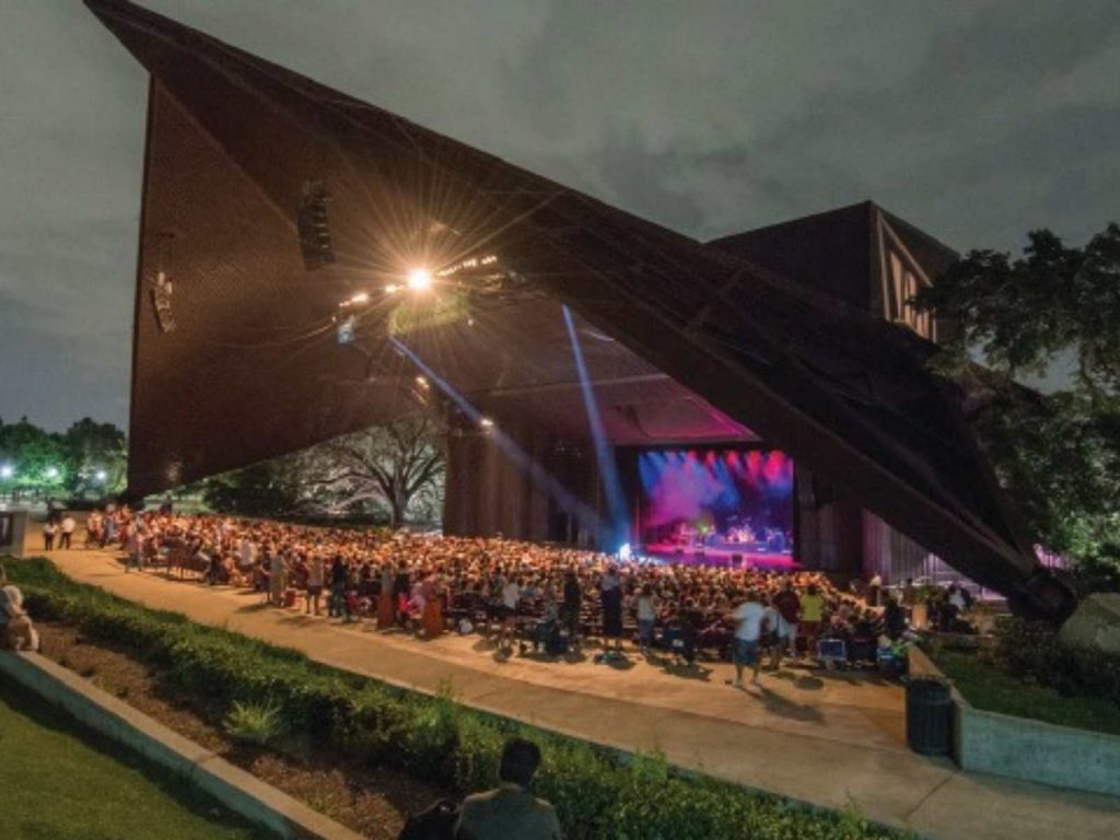 outdoor concert venue in Houston