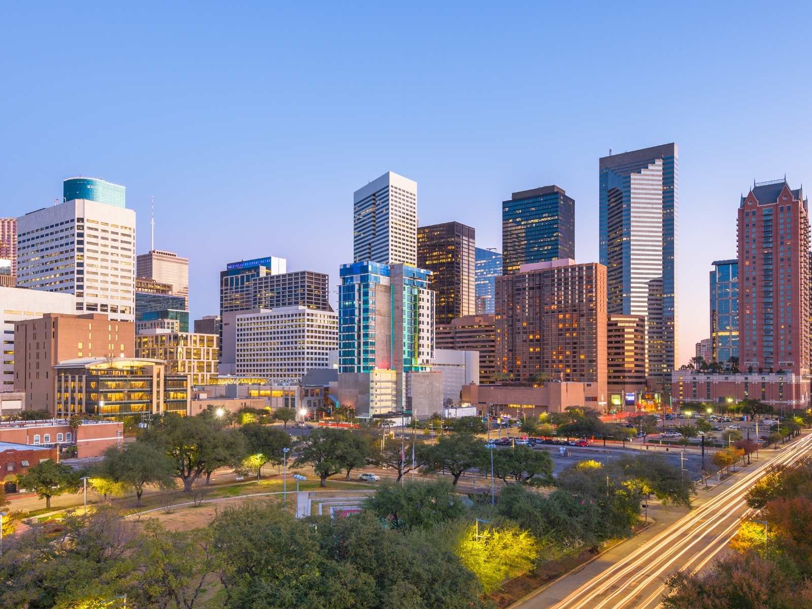 Houston TX skyline