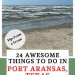 Things to do in Port Aransas Pinterest Pin Image