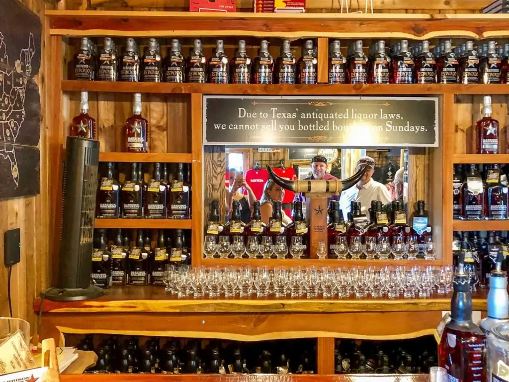 bar at Garrison Brothers