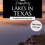 Lakes in Texas Pinterest Image