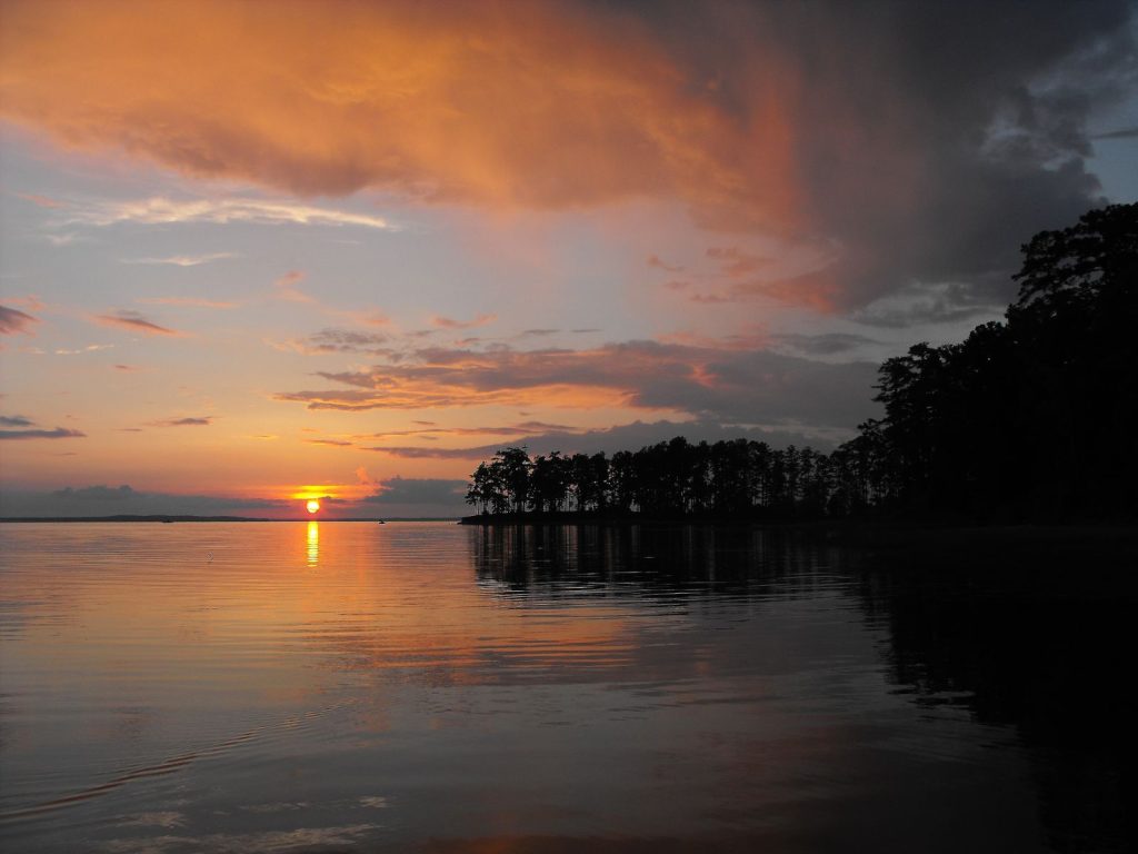 toledo Bend reservoir sunset