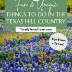 things to do in Texas Hill Country pin image